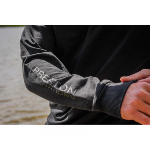 Preston Black Minimal Sweatshirt