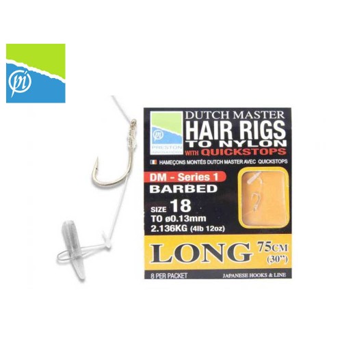 Preston DM Hair Rig vezane udice