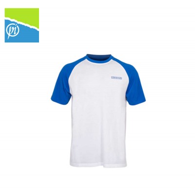 Preston T-Shirt Lightweight White Raglan