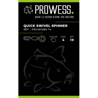 Prowess Quick Swivel Spinner