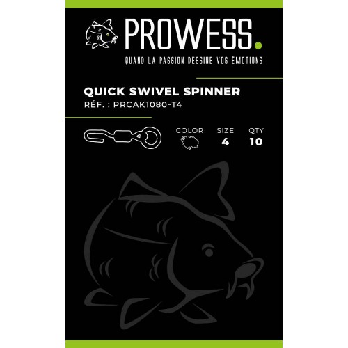 Prowess Quick Swivel Spinner
