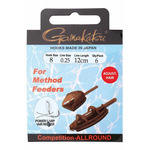 Vezane udice - Gamakatsu Method Feeder Hair
