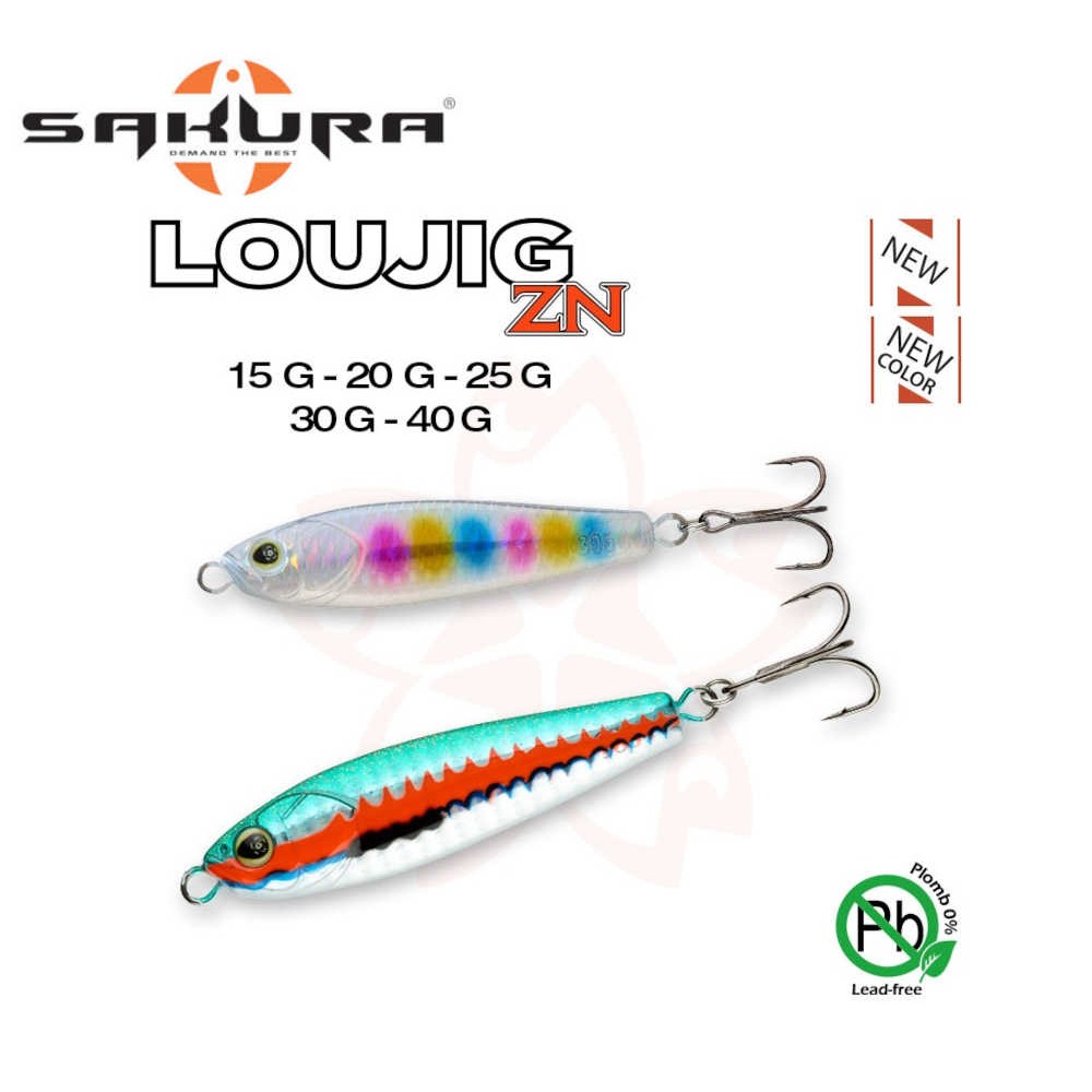 Sakura Jig Loujig 25g – 65mm – Rl01 (Real Life Chinchard) – Leurre De Pêche Sportive Ultra-réaliste