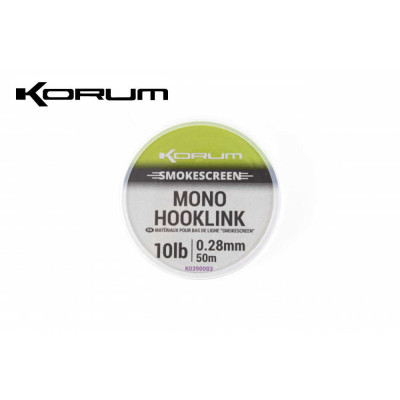Korum Smokescreen Mono Hooklink 50m