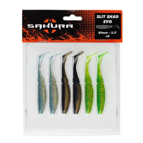 Sakura Slit Shad EVO 85mm / 6kom
