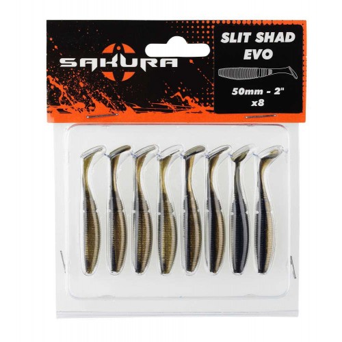Sakura Slit Shad EVO 50mm / 8kom